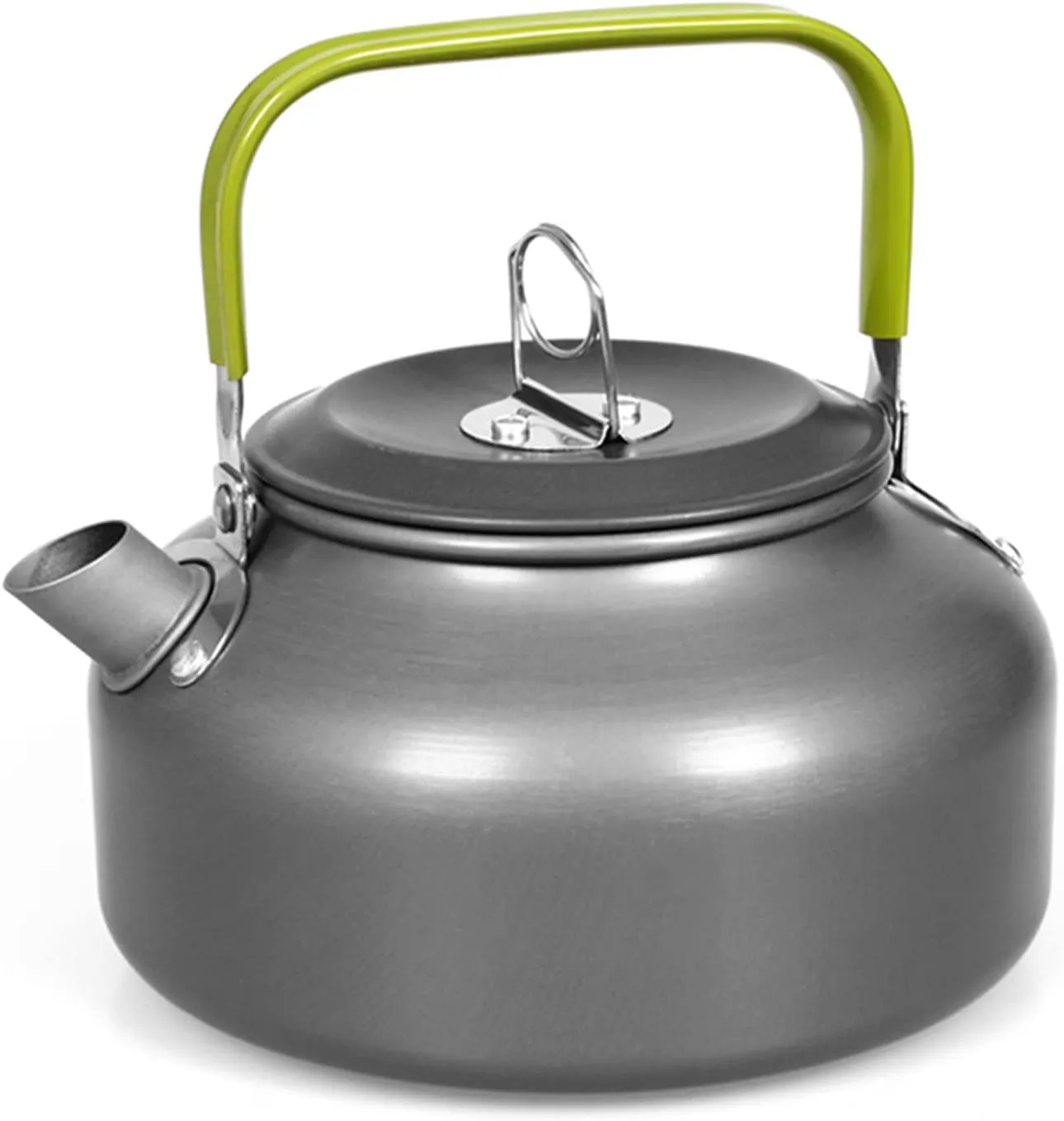 0.8L/1.2L/1.6L Outdoor Camping Kettle Aluminum Tea Kettle Coffee Pot with Carry Bag