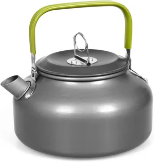 0.8L/1.2L/1.6L Outdoor Camping Kettle Aluminum Tea Kettle Coffee Pot with Carry Bag