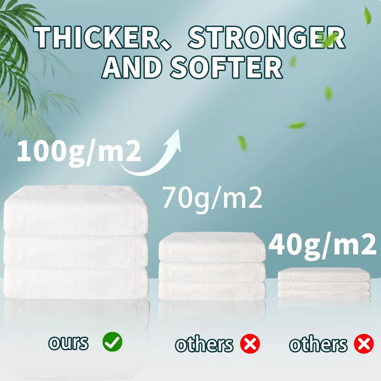 10 Pack Premium-Disposable-Compressed-Bath-Towel-for-Travel, Extra-Thick Large Portable Travel Towels Compressed for Camping Sports Hiking Beach Swimming Vacation, 55"x28"