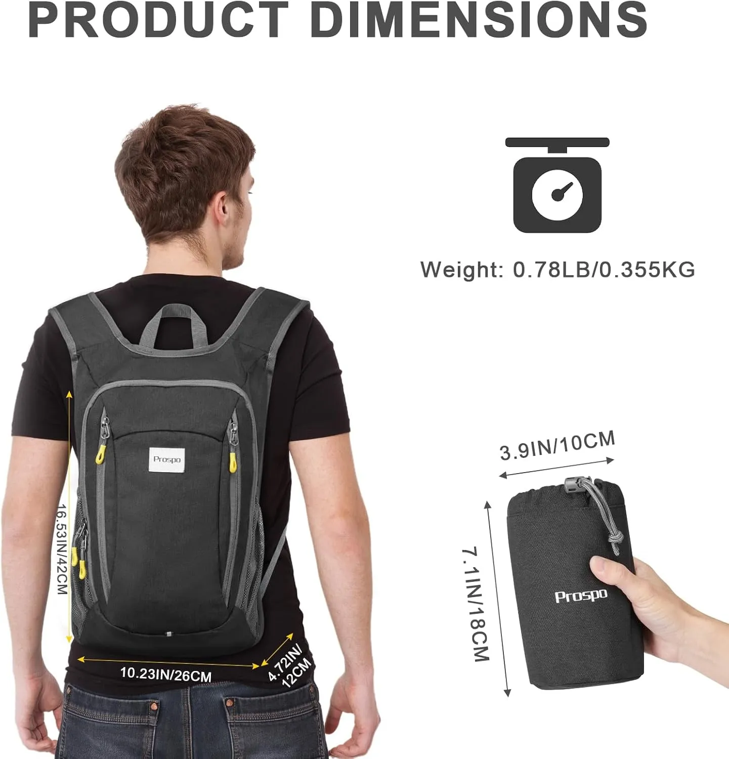 12L Hiking Backpack Small Lightweight Travel Backpack for Women Men Casual Foldable Shoulder Bag