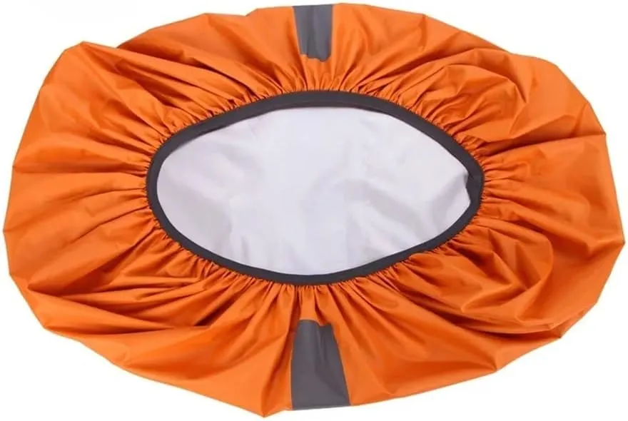 1pc 20-100L Adjustable Reflective Backpack Rain Cover Portable Waterproof Outdoor Accessories Camping Hiking Raincover