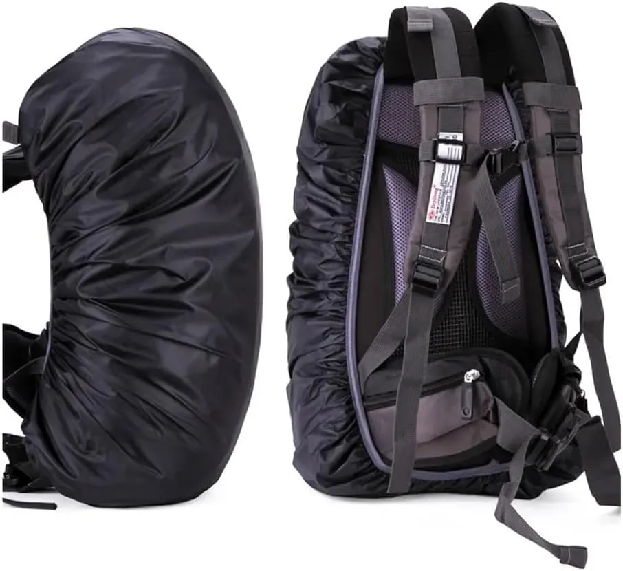 1pc 20-100L Adjustable Reflective Backpack Rain Cover Portable Waterproof Outdoor Accessories Camping Hiking Raincover