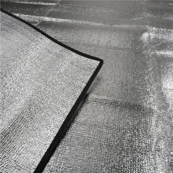 200x150cm Outdoor Camping Pad Double-Sided Aluminum Foil Moisture Pads Silver