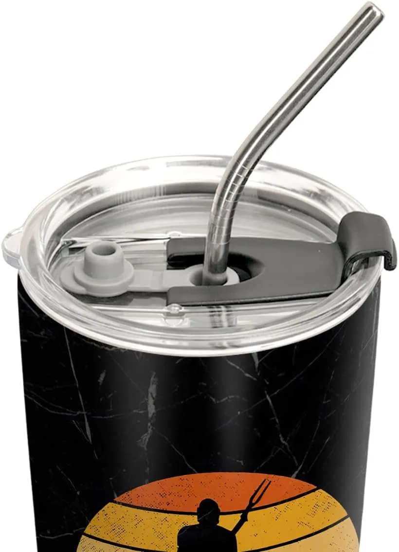 20oz The Dadalorian Tumbler, Grandpa, Father Gifts, Dad Gifts, Coffee Thermos for Men, Stainless Steel Double Wall Vacuum Insulated Coffee Mug, Travel Cup with Lid