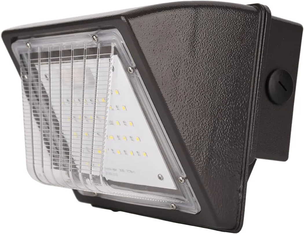 24W LED Wall Pack Light, Commercial and Industrial Outdoor Pathway Lighting, IP65 Waterproof LED Exterior Light, 3120 Lumens, 200-250W HPS/HID Replacement, 5000K Daylight A ETL & DLC Listed