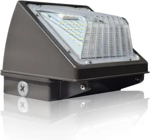 24W LED Wall Pack Light, Commercial and Industrial Outdoor Pathway Lighting, IP65 Waterproof LED Exterior Light, 3120 Lumens, 200-250W HPS/HID Replacement, 5000K Daylight A ETL & DLC Listed