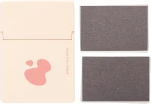 250 Pcs Oil Blotting Sheet with Mirror, Plant Fibre Oil Absorbing Sheets for Face to Remove Excess Shine Portable Face Oil Off Paper for Facial Makeup
