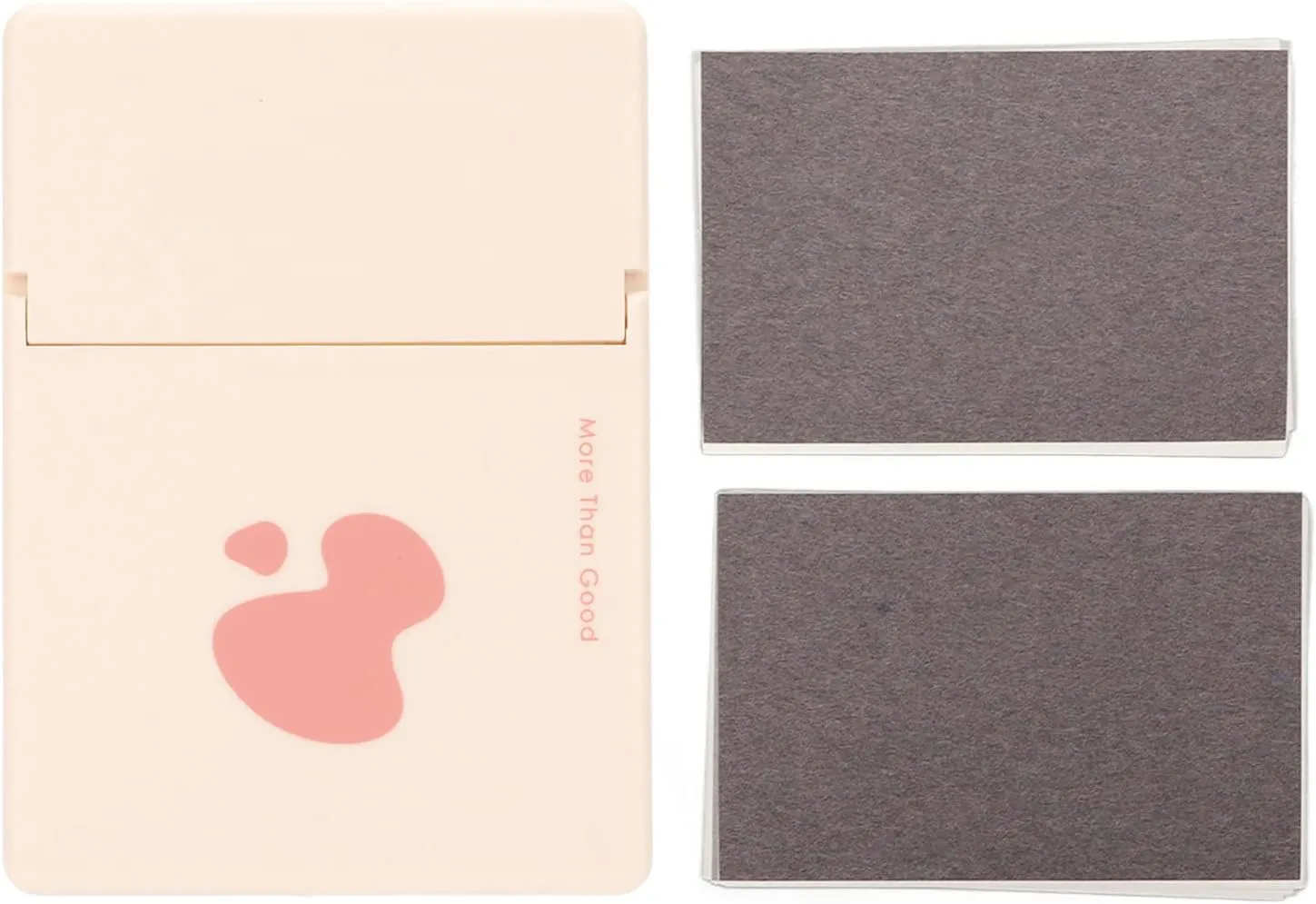 250 Pcs Oil Blotting Sheet with Mirror, Plant Fibre Oil Absorbing Sheets for Face to Remove Excess Shine Portable Face Oil Off Paper for Facial Makeup