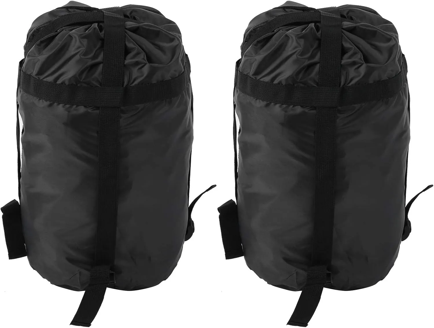 2Pcs Camping Sleeping Storage Bag, Sleeping Storage Bag, Black Compression Bag for Travel Camping Outdoor Stuff Sack