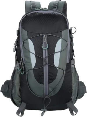 30L Hiking Backpack, Waterproof Outdoor Bag, Travel Camping Men'S And Women'S Sports Backpack (Black)