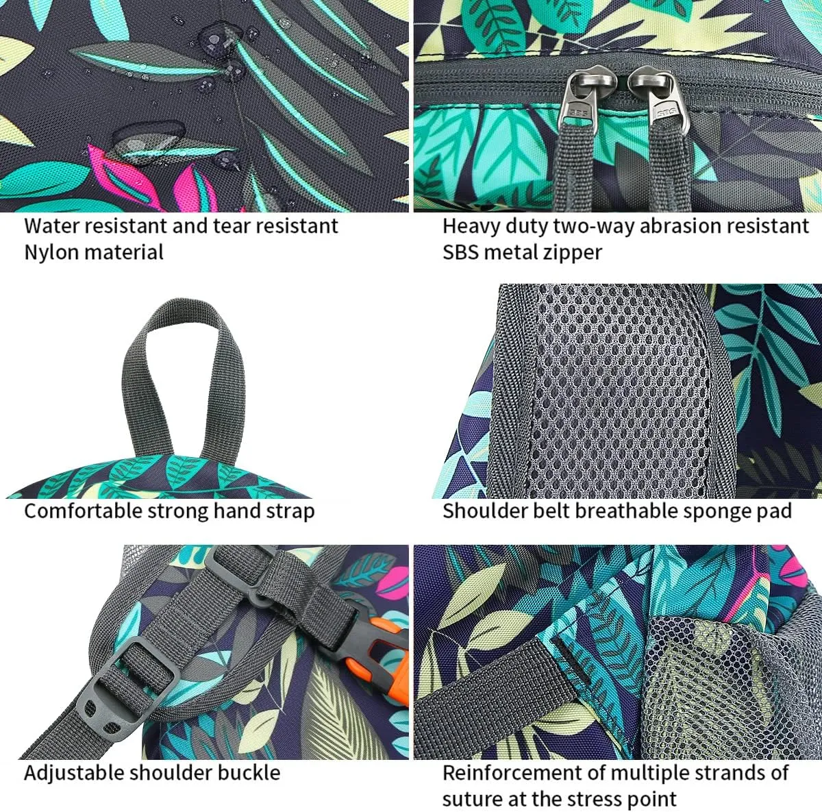 35L Lightweight Foldable Waterproof Packable Travel Small Hiking Backpack Daypack for men women