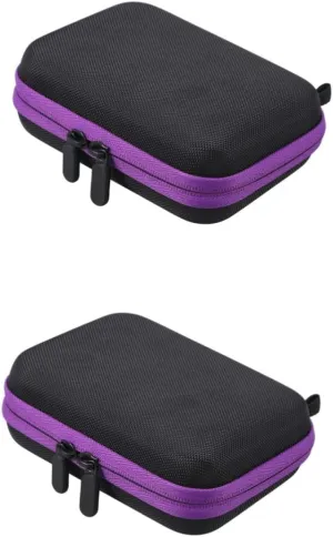 3pcs Essential Oil Bag Storage Bag Miss Storage Box Multicolor, Purplex2pcs, mediumx2pcs