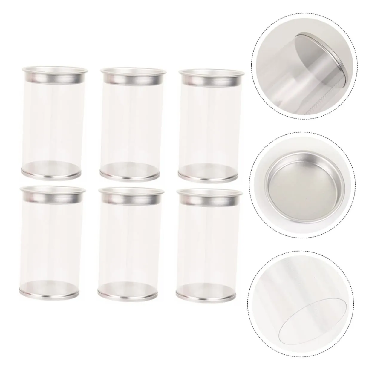 3sets 6pcs Transparent Makeup Sponge Storage Case Portable Beauty Sponge Holder for Drying and Organizing Makeup Supplies Design for Travel and Home Use 6pcs*3