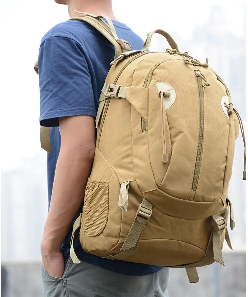 40L Camping Backpack Bag Hiking Climbing Rucksack Waterproof Trekking Camouflage Army Backpak Outdoor Daypack-CP