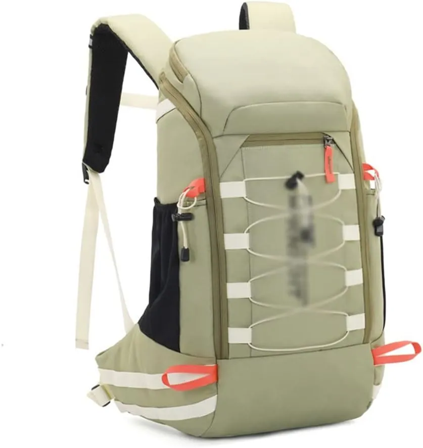 40L Hiking Backpack Travel Backpack Multi Pocket Sports Bag Large Capacity(Argento)
