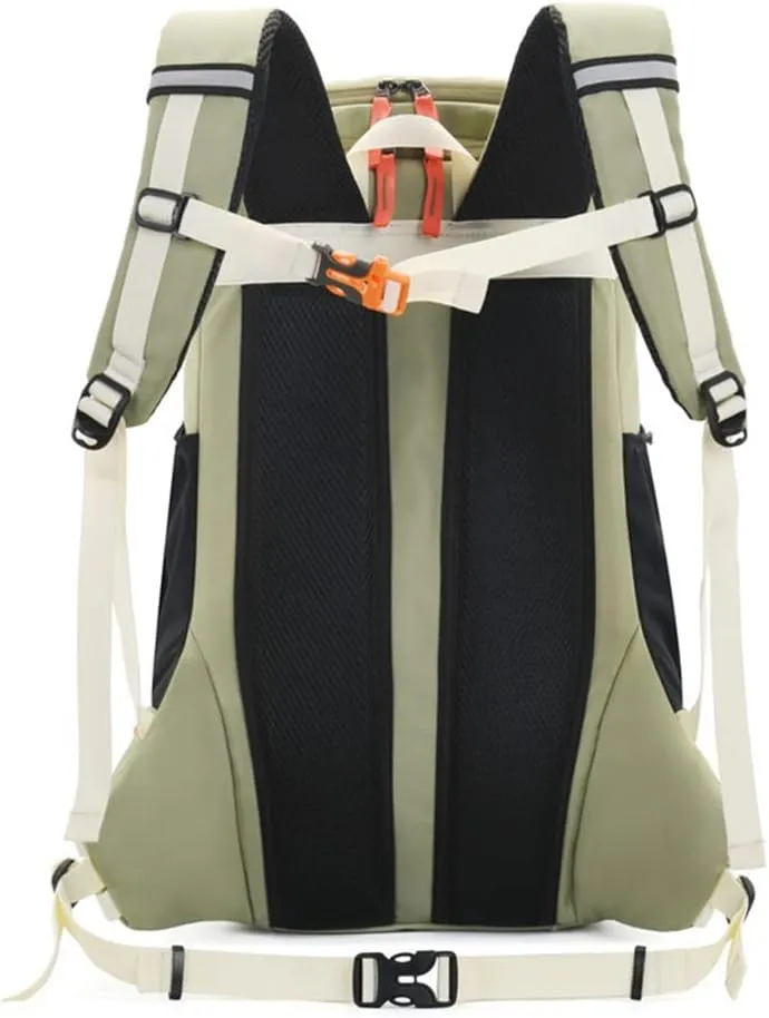 40L Hiking Backpack Travel Backpack Multi Pocket Sports Bag Large Capacity(Argento)