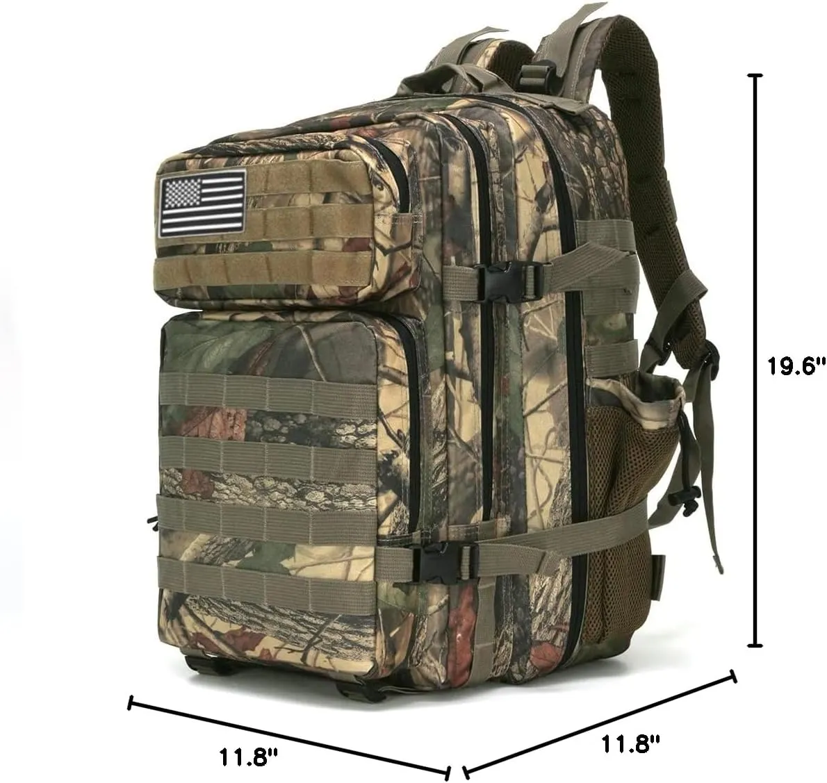 45L Military Tactical Backpack Hiking Backpacks Tactical Gear Camo Back Pack Army Molle Bag Rucksack Fitness Daypack