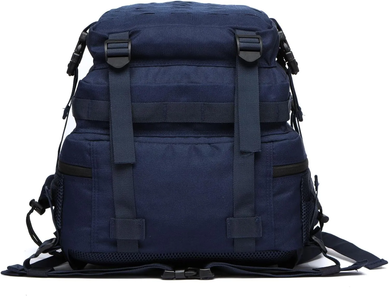 50L Tactical Military Backpack Waterproof Sturdy Bag for Hiking Camping Fishing Gym Backpack with Bottle Holder (Navy)