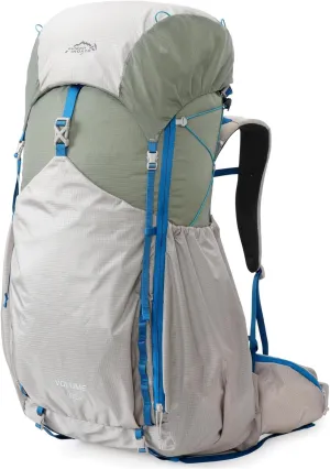 55L Internal Frame Waterproof Hiking Camping Backpack with 3L Water Bladder and Rain Cover, Large Lightweight Travel Daypack Rucksack for Climbing (8120 Light Gray)