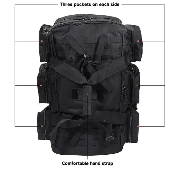 55L Outdoor Tactical Camping Backpack