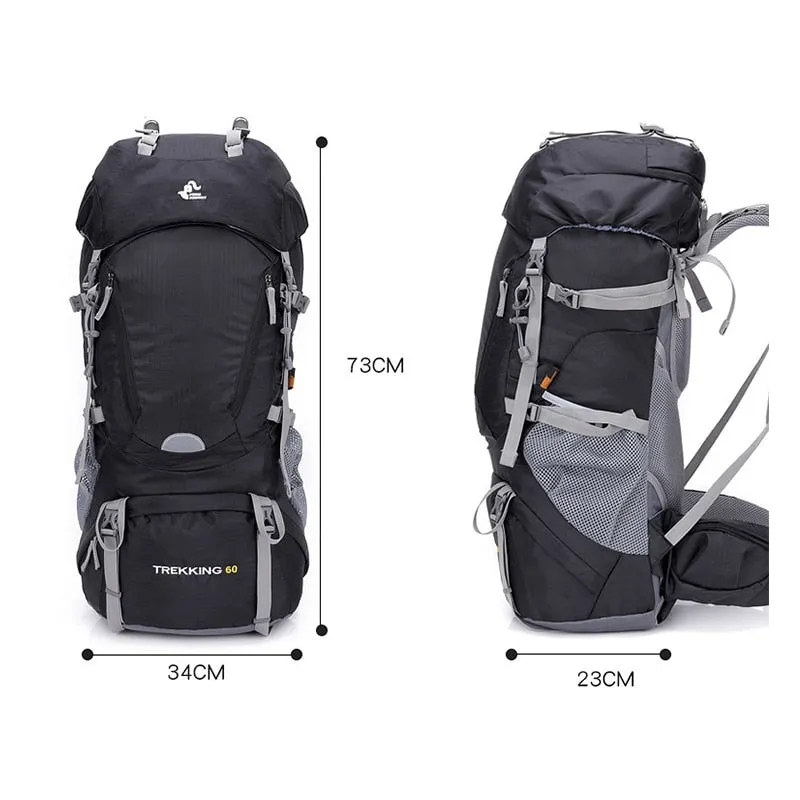 60L Outdoor Hiking Waterproof Rucksack