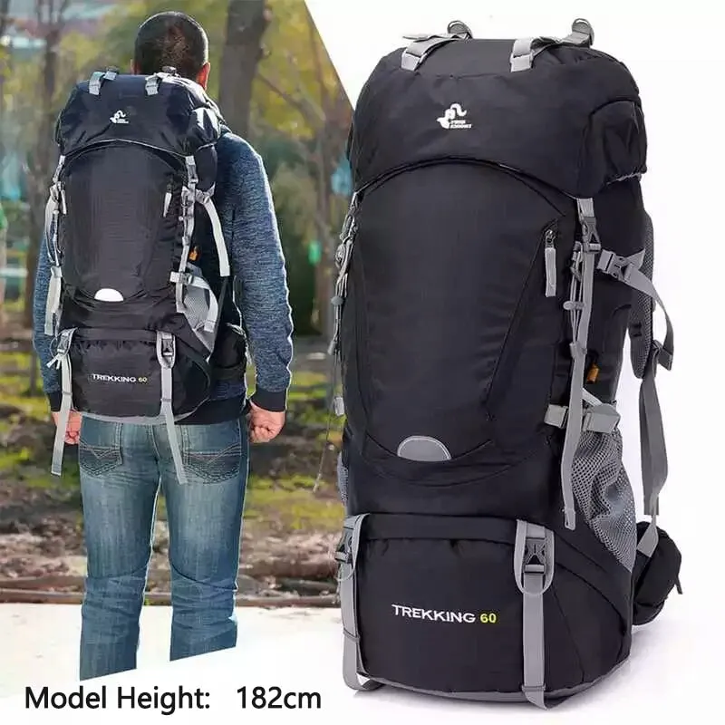 60L Outdoor Hiking Waterproof Rucksack
