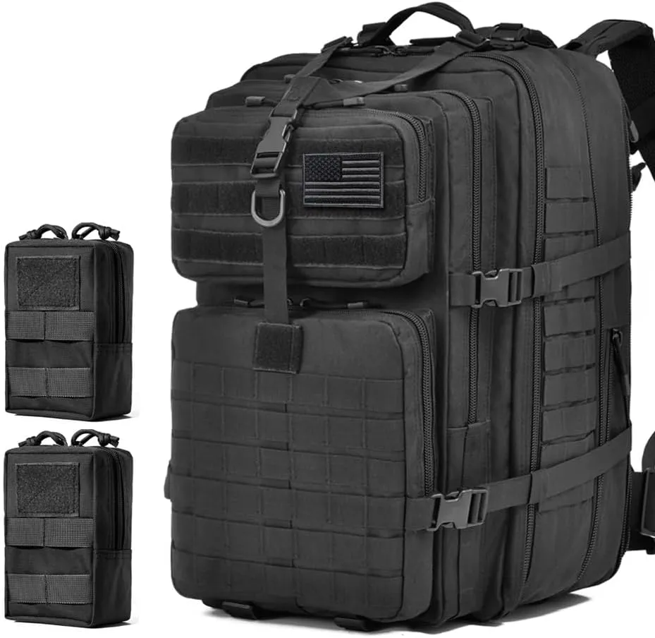 64L Large Tactical Backpack, Military Molle Bag for Hiking