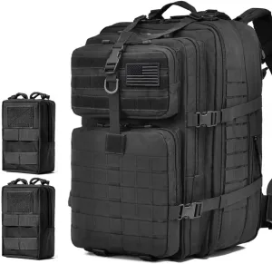 64L Large Tactical Backpack, Military Molle Bag for Hiking