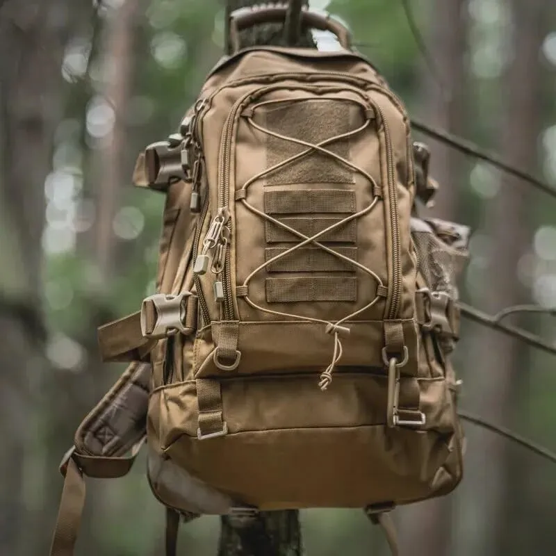 65L Military Tactical Backpack Army Molle Assault Rucksack Men Backpacks Travel Camping Hunting Hiking Bag (camo 3)