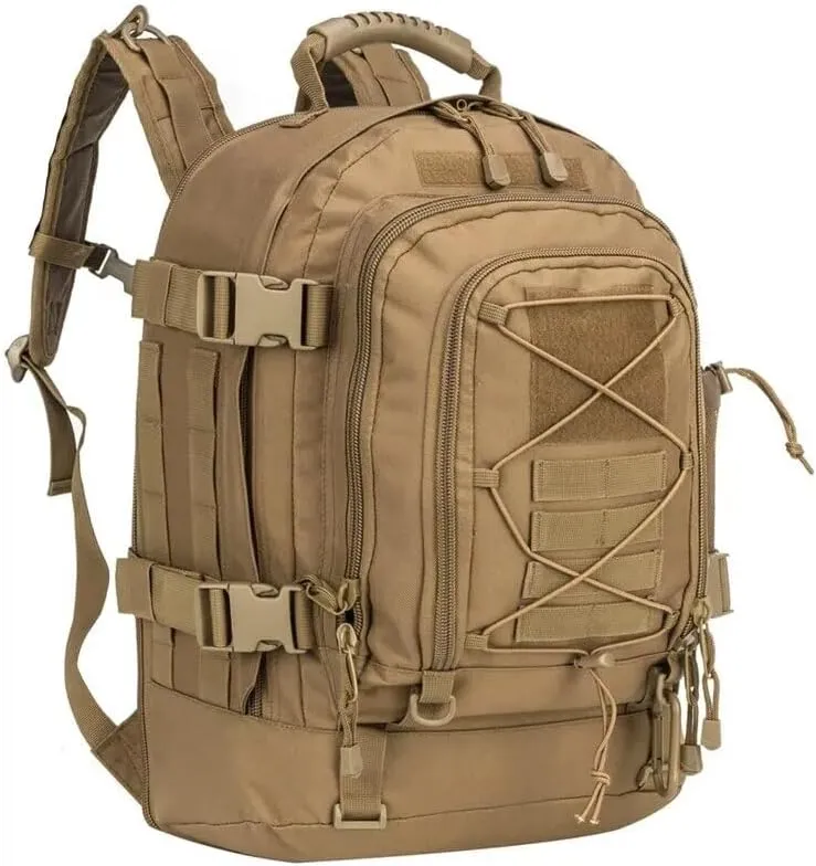 65L Military Tactical Backpack Army Molle Assault Rucksack Men Backpacks Travel Camping Hunting Hiking Bag (camo 3)