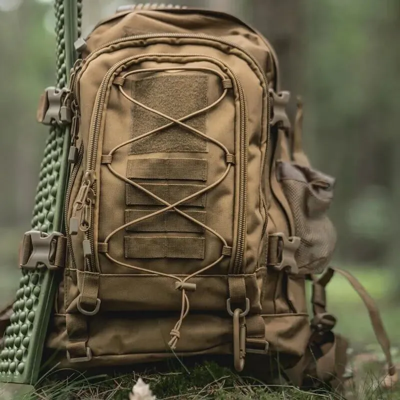 65L Military Tactical Backpack Army Molle Assault Rucksack Men Backpacks Travel Camping Hunting Hiking Bag (camo 3)