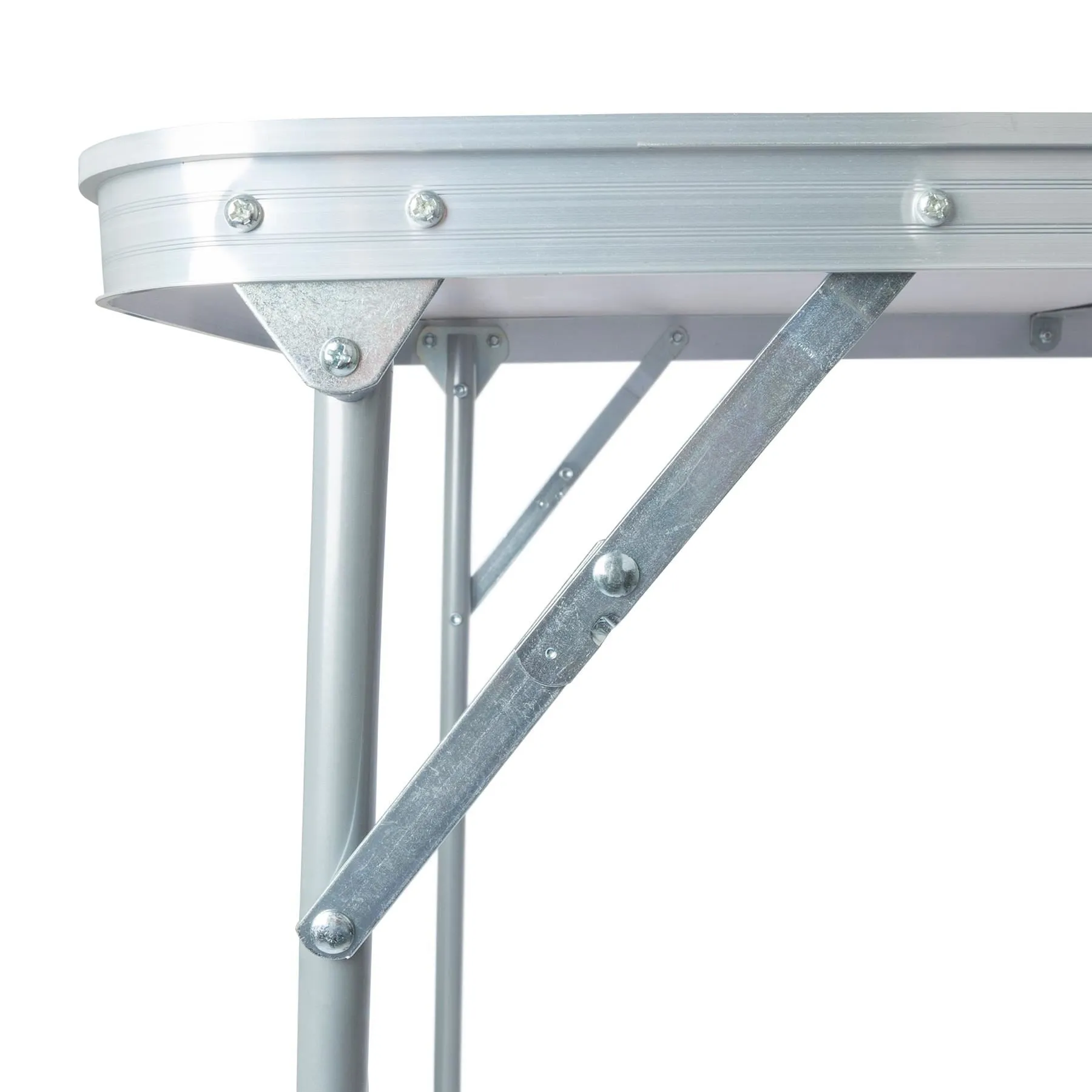 80cm x 60cm Folding Metal Camping Table