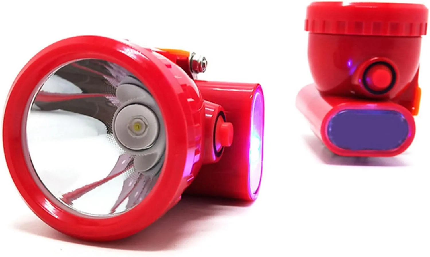 8W Portable Head Mounted Mining Lamp, Waterproof and Explosion-Proof Mining Night Work Camping Headlight, Suitable for Hiking, Picnicking, Cycling