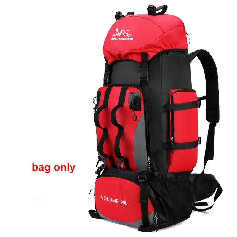 90L Waterproof Hiking Backpack – Large Capacity Camping & Trekking Rucksack for Outdoor Travel, Sports, & Adventure Gear for Men
