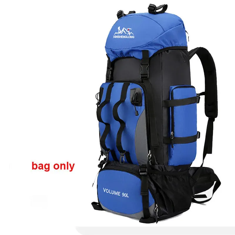 90L Waterproof Hiking Backpack – Large Capacity Camping & Trekking Rucksack for Outdoor Travel, Sports, & Adventure Gear for Men
