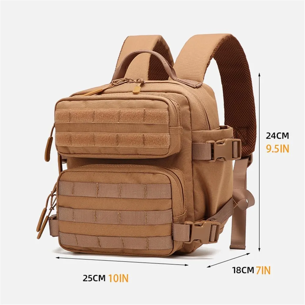 9L Mini Backpack for Women, 9L Small Hiking Backpack of Gym, Travel, Camping (Green)