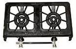 agri Cast Iron Double Burner Propane Stove