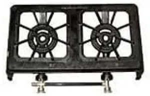 agri Cast Iron Double Burner Propane Stove