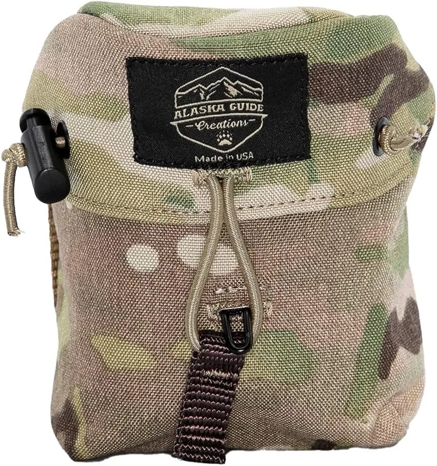 Alaska Guide Creations Rangefinder Vertical Pouch | Ambidextrous Design | Essential Accessory for Hiking and Hunting (Multicam)
