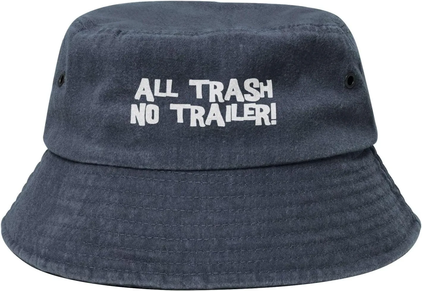 All Trash No Trailer Women's Mens Fisherman Hat Outdoor Cap