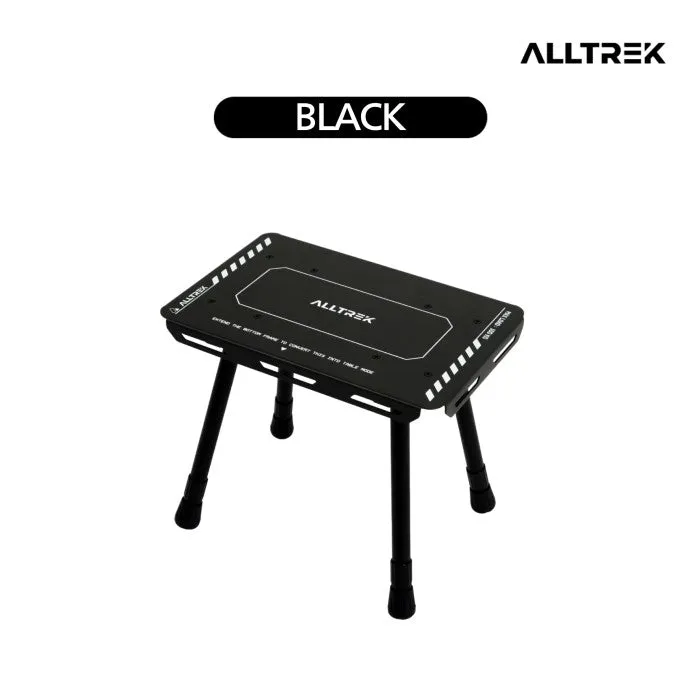 ALLTREK Folding Table Camping Dual Purpose Camping Chair Outdoor