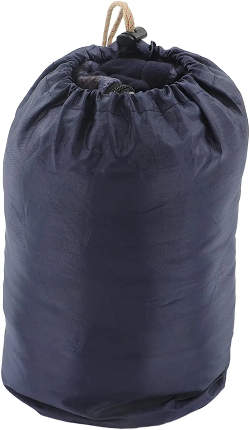Alomejor Fleece Sleeping Bag Fleece Sleeping Bag LinerCamping Sleeping Bag, Breathable Camping Sleeping Bag Warm Multipurpose Fleece Sleeping Bagfor ClimbingFoam Pads