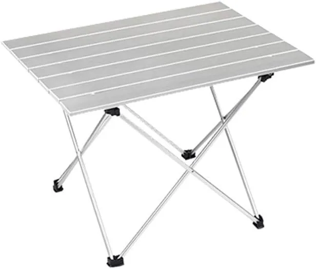 Aluminum Alloy Portable Table Outdoor Furniture Foldable Folding Camping Hiking Desk Traveling Outdoor Picnic Table Furniture