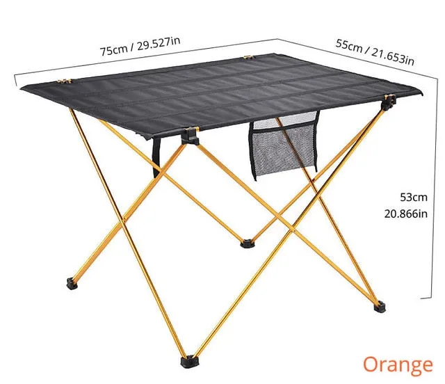 Aluminum Brown Table Durable Chic