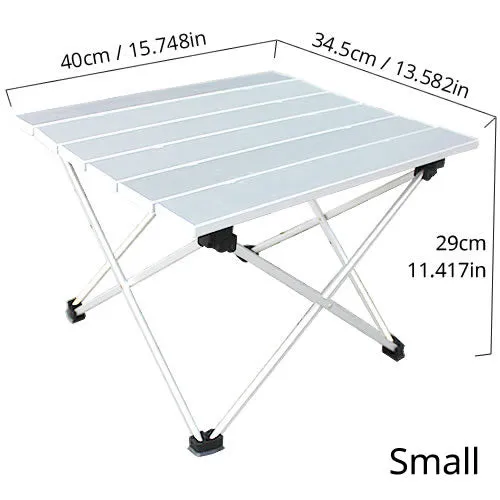Aluminum Brown Table Durable Chic