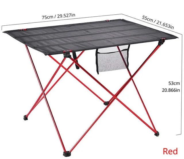 Aluminum Brown Table Durable Chic