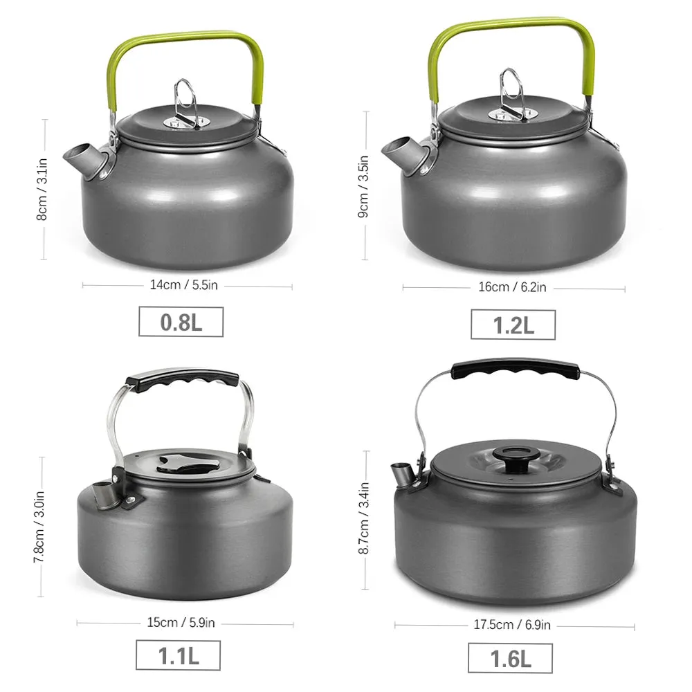 Aluminum Camping Coffee and Tea Kettle (3 Varieties)