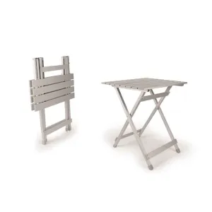 Aluminum Fold-Away Side Table - Large