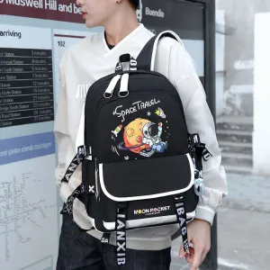 Astronaut Backpack – Large-Capacity Waterproof School Bag for Kids