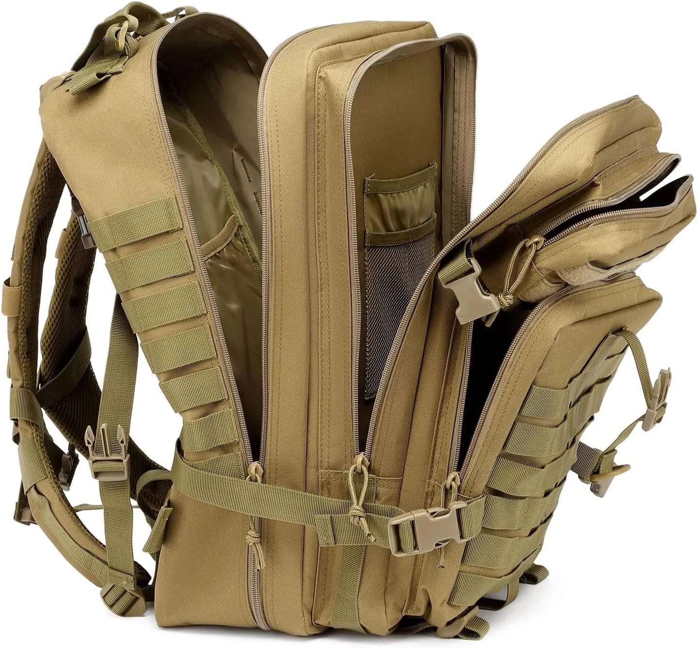 ATBP Tactical Military Rucksack Backpack Molle Hiking Daypack Hunting 45 Liters